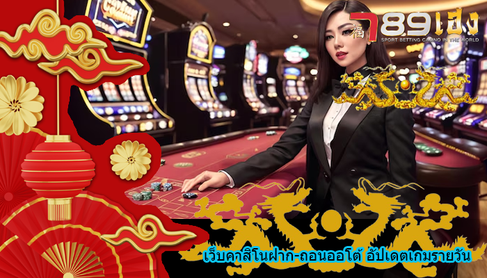 เว็บคาสิโนฝาก-ถอนออโต้ อัปเดตเกมรายวัน